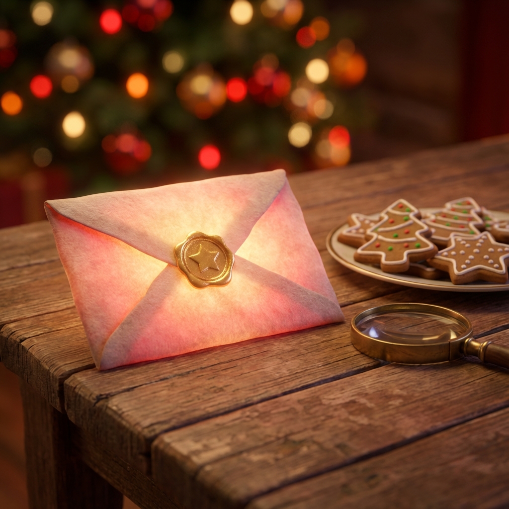 Magical letter from Santa Claus